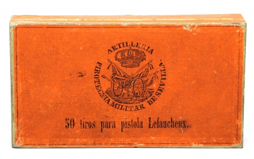 Fábrica de Pirotecnia Militar de Sevilla Pinfire Box