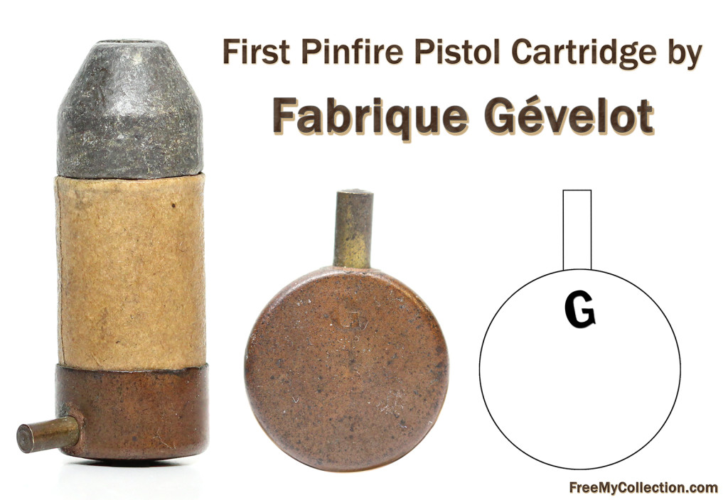 Gévelot’s First Pinfire Pistol Cartridge on The Cartridge Freedom Act Blog