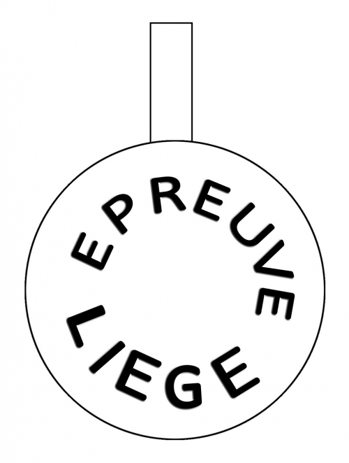 Drawn Picture of Cartouchière Belge headstamp