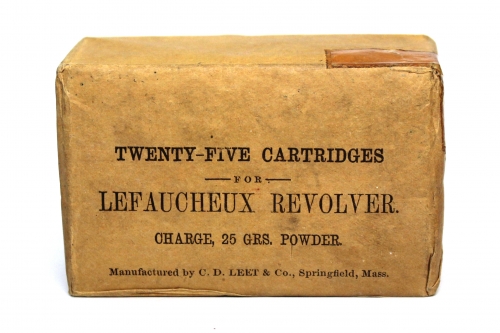 Picture of C. D. Leet Pinfire Cartridge Box